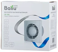 Вытяжной вентилятор Ballu Green Energy GE-100, белый 12 Вт
