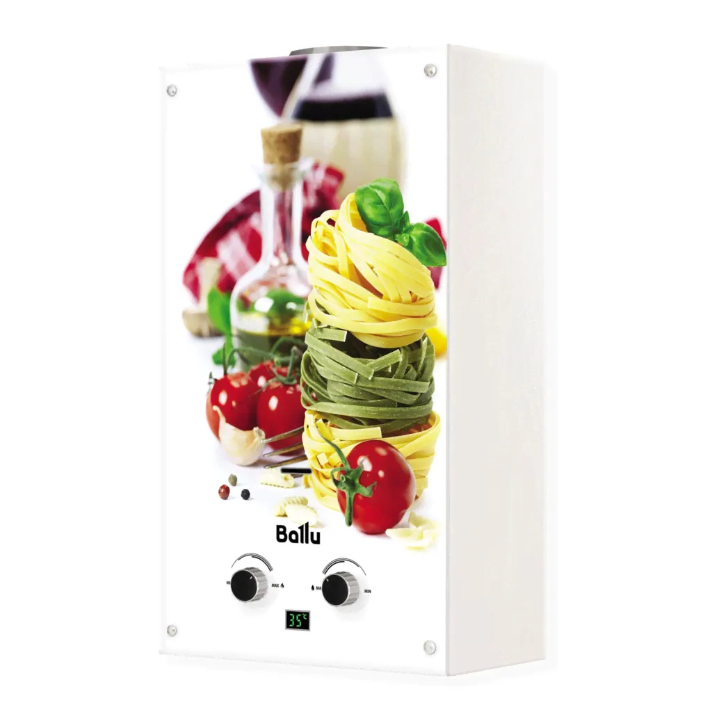 Колонка газовая Ballu GWH 10 Fiery Glass Pasta GWH 10 Fiery